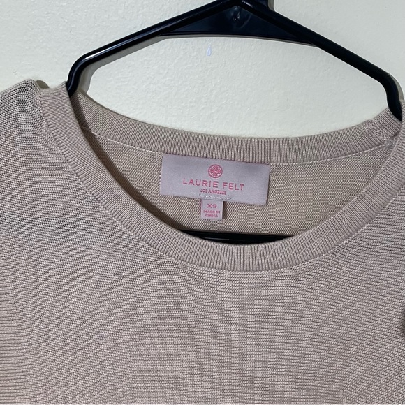 Laurie Felt sweater. Color: sand, size: XS - Picture 3 of 6